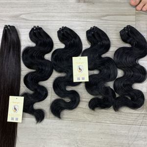 Extensiones de trama de onda corporal de nudos pequeños Premium cabello vietnamita crudo cabello humano Vietnam encaje suizo 13x6 HD Frontal - Product Image 6