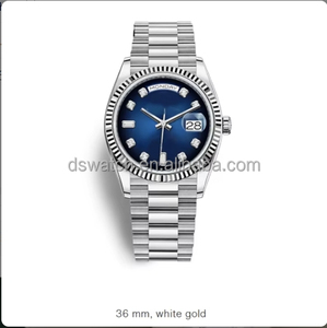 นาฬิกากลไกจักรกลสแตนเลสสตีลสไตล์นักประดาน้ำ20มม. คุณภาพสูงสำหรับผู้ชายนาฬิกาสปอร์ตสายเพชรแบบอัตโนมัติ - Product Image 1