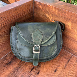 Custom Large Capacity 2024 Full Grain Genuine Leather Shoulder Bags for Women's Cow Leather Handbag Vintage Fashion Sling Bags - Product Image 2