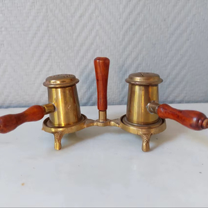 Premium Kitchen Salt Pepper Shaker Set <b>Made</b> Of Stainless Steel Metal For Long Lasting Daily Use - Product Image 1