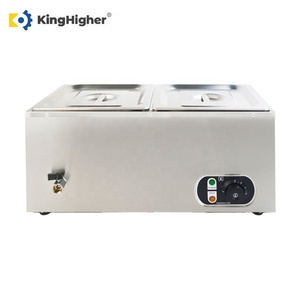 Kinghigher 1500W ชุดอุ่นอาหารหม้อคู่ไฟฟ้าเชิงพาณิชย์ชุดการแสดงฉนวนสำหรับโรงแรมร้านอาหารรวมถึง - Product Image 2
