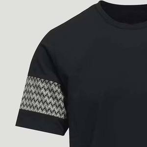 Camiseta de algodón para hombre con cuello redondo, manga corta, lisa, teñida, informal, holgada, transpirable, de tela suave, personalizada, al por mayor, a la moda. - Product Image 4