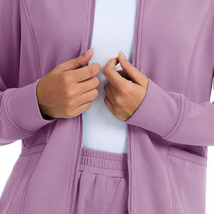 Chaquetas de Enfermera y Doctora para Hospital Veterinario con Logotipo Personalizado para Mujer, Uniformes de Trabajo, Conjuntos de Chaquetas para Salón de Belleza en Venta - Product Image 2