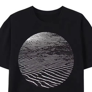 T-shirt Homme Oversize Tricoté de Haute Qualité à Épaules Tombantes, Séchage Rapide, Impression Personnalisée - Product Image 5