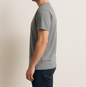 Camiseta 100% algodón para hombre, corte holgado, estampada, moderna, camisetas para hombre al por mayor, tallas grandes, corte regular, opciones de impresión de logotipo personalizado - Product Image 3