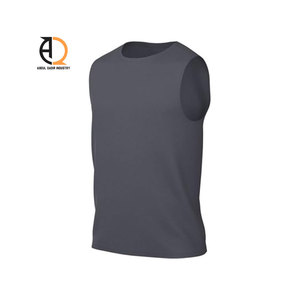 Fabricant OEM, débardeur en coton de qualité supérieure pour hommes, sous-vêtements de fitness pour hommes, débardeur uni de couleur unie, débardeur pour hommes en grande taille - Product Image 4