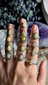 Ethiopian Opal <b>Silver</b> Ring 925 Sterling <b>Silver</b> Ring <b>Solid</b> 925 Sterling <b>Silver</b> - Product Image 6