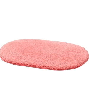 พรมเช็ดเท้าห้องน้ำแบบครึ่งวงกลม หนานุ่มพิเศษ สีพื้น ผลิตจากโพลีเอสเตอร์ กันลื่น ซักเครื่องได้ ป้องกันเชื้อโรค เหมาะสำหรับโรงแรม - Product Image 2