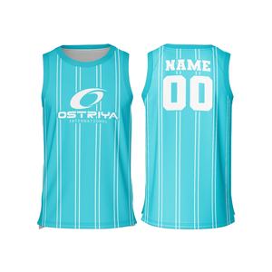 Camiseta de Baloncesto sin Mangas de Verano con Estampado de Sublimación Transpirable, Nombre del Equipo Personalizado, MOQ Bajo - Product Image 1