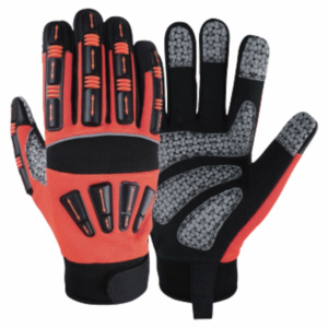 Guantes de Seguridad Industriales Resistentes, Reforzados con Cuero Sintético Amara, para Protección de Manos en Construcción y Mecánica - Product Image 2