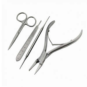 Ensemble de coupe-ongles en acier inoxydable luxueux pour podiatre, chirurgien des pieds, instruments de podologie professionnels durables - Product Image 2