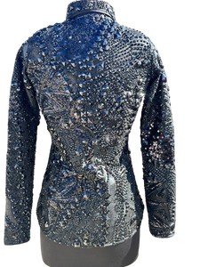 Premium Western Show <b>Jacket</b> for Women Cowgirl Rodeo Horse Riding Showmanship Barrel Racing Equestrian Competition Apparel - Product Image 1