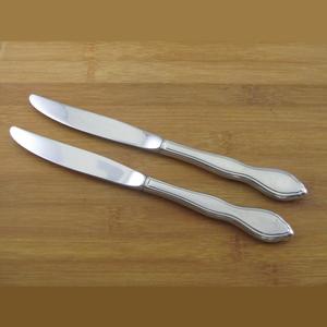 Elegante Juego de Cuchillos de Mesa de Acero Inoxidable Plateado, Cuchillos de Diseño Moderno para Hotel, Boda, Restaurante - Product Image 2