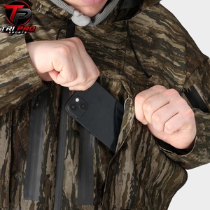 Chaqueta Soft Shell de Camuflaje Premium para Exteriores, Unisex, Ligera, con Capucha, para Clima Frío, Senderismo, Camping, Trabajo, con Cierre Completo - Product Image 3