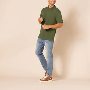 Polo de punto de manga corta para hombre, ligero, informal, con cuello vuelto, personalizable, para verano - Product Image 6