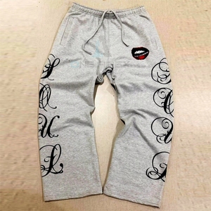 ชุดเซ็ตแทรคสูทสองชิ้นแบบสั่งทำพิเศษ ผ้าฟลีซคอตตอนหนา 80/20 กางเกงจ็อกเกอร์ทรงหลวมขากว้าง ชุดแทรคสูทโอเวอร์ไซส์พิมพ์ลาย - Product Image 5