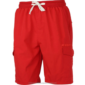 Pantalones Cortos Cargo Casuales para Hombre, Ecológicos, Lisos, con Múltiples Bolsillos, Cintura con Cordón, Sin Elástico, Estilo Urbano, Color Personalizado - Product Image 2