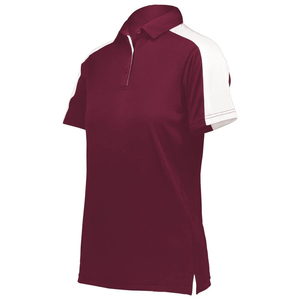 Polos Personalizados para Mujer, Camiseta de Golf Transpirable de Punto para Adultos y Niñas, Color Liso, Disponible en Blanco para Personalizar al por Mayor - Product Image 3