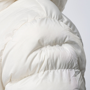 High Quality White Custom Puffer Jacket Removable Hood <b>Bubble</b> <b>Coat</b> Mens Winter Best Selling Light Color Puffer Jackets - Product Image 6