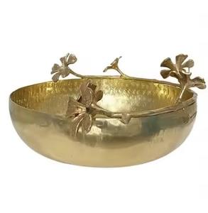 Bol de service moderne en métal fait main résistant à la chaleur en acier inoxydable pour chocolats, bonbons, fruits secs, collations, maison, hôtel - Product Image 4