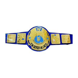 Cinturón de Campeonato Mundial de Peso Pesado de la WWF, Edición Azul, Cinturón de Título Premium Chapado en Oro, Artículo de Colección - Product Image 1