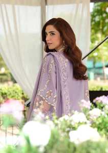 Shalwar Kameez en soie turquoise brodé, vêtements traditionnels décontractés pour femmes, prêt-à-porter, style indien pakistanais, robe d'hiver 2026 - Product Image 5