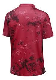 2026 New Design Men's Short Sleeve Polo Shirt Custom Logo Maroon Sublimation Print Performance Golf Polo. - Product Image 3