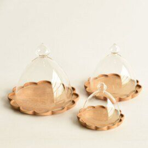 Support à gâteau en métal plaqué or de haute qualité à deux niveaux de forme irrégulière, plateau miroir fait main, présentoir à desserts, accessoires de décoration pour la maison - Product Image 3
