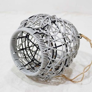 Lanterne ronde en résine grise de nouvelle conception, décoration suspendue pour la maison, faite à la main - Product Image 6