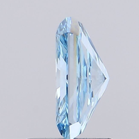 Diamante Azul de Corte Radiante de 1 Quilate, Cultivado en Laboratorio, Claridad VVS2, Color Fantasía, Diamante Suelto, Certificado IGI, Venta al Por Mayor