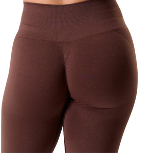 Pantalon évasé sans couture taille ultra haute pour femme, sculptant la taille, extensible, compressif, coupe bootcut, pour le sport, le yoga et le fitness - Product Image 5