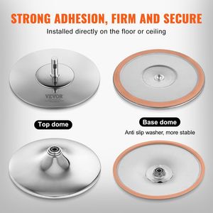 Professionale 45mm resistente in acciaio inox Pole dance Kit portatile palo rimovibile regolabile in altezza per esercizi di Fitness - Product Image 4