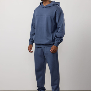 Ensemble de survêtement en coton de haute qualité personnalisé pour hommes, sweat-shirts et pantalons de jogging, survêtement de luxe surdimensionné, ensemble de sweat-shirts unisexe - Product Image 1