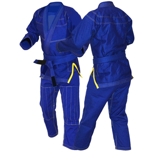 In <b>Blue</b> Color Customize Professional Hand Made Breathable Comfortable New Bjj Uniform Martial Arts and Martial Arts Clothing - Product Image 6