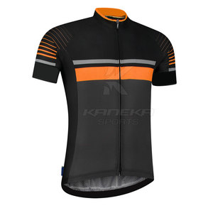 <b>Cycling</b> Zipper <b>Jersey</b> <b>Men's</b> Short <b>Sleeve</b> Polyester Breathable Eco-Friendly Comfortable Everyday Apparel for Sports Outdoor - Product Image 3