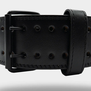 Durable adjustable leather lifting belt gym waist support bodybuilding fitness heavy duty training strong gear - Product Image 6