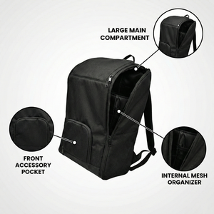 Sac à dos pour appareil photo de grande taille, noir, imperméable, avec plusieurs poches, antichoc et doublure en polyester, pour ranger l'équipement numérique - Product Image 1