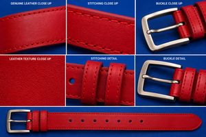 Ceinture formelle vintage en cuir de vache noir pour homme DUMELA, boucle carrée en argent, durable, légère, solide, 40 pouces, 1,30 cm - Product Image 3