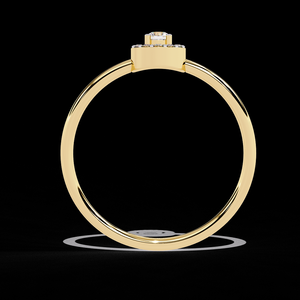 Anillo de Diamantes de Oro Sólido, Joyería Fina de Lujo, Diamantes Naturales de Calidad VS, Suministro Directo - Product Image 2