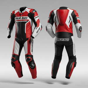 Combinaison en cuir pour moto professionnelle, une pièce |   Série Elite 2026 |   Panneaux en aramide super extensibles et ajustement sur mesure - Product Image 5