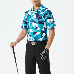 Camisas de Golf para Hombre con Bolsillo, Antiarrugas, que Absorben la Humedad, de Manga Corta, de Secado Rápido, en Tela Broadcloth - Product Image 1