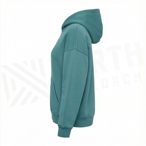 Sudadera con Capucha Personalizada para Mujer, Efecto Desgastado, Algodón, con Logotipo Frontal, Anti-Pilling, Transpirable - Product Image 3