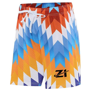 Pantalones Cortos Deportivos de Malla Transpirable para Hombre, con Logotipo Personalizado, de Alta Calidad, para Verano, con Bolsillo, Sublimados - Product Image 5