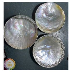 Hot Sale Seastar Polished Handmade Elegant Pearl Shell Tray Unique Natural Crafts Caviar Plate DIY New Real Touch - CARYLN - Product Image 5