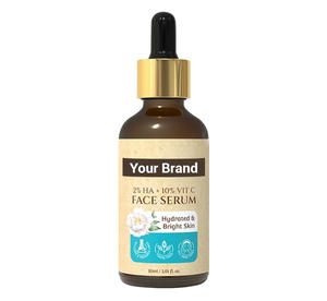 Suero Iluminador con Vitamina C y Vitamina E, Ácido Hialurónico, Tratamiento Facial Antienvejecimiento, Esencia Facial Hidratante - Product Image 1