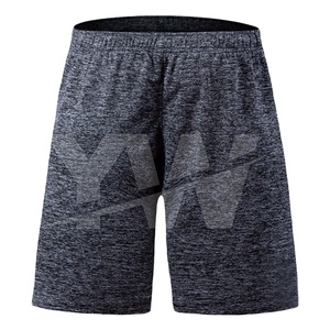 ¡Novedad de 2022! Pantalones cortos de gimnasio personalizados para hombre, cintura ajustable con cordones, patrón sólido, estilo informal - Product Image 5