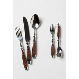 Juego de Cubiertos de Lujo en Oro, Acero Inoxidable 18/10, Mango de Resina de Mármol, Vajilla para Bodas, Hoteles y Restaurantes, Venta al Por Mayor - Product Image 2