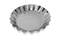 Assiettes de Présentation Haut de Gamme Modernes en Acier Inoxydable Faites à la Main Écologiques Plaqué Or Lisse Incassables pour Mariage Lot de 100 Sans BPA