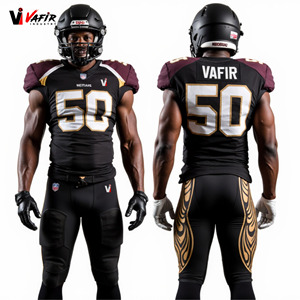 High Quality Customized American Football Jersey Breathable Spandex/<b>Polyester</b> Plus Size Short Tackle Twill Design <b>Shirts</b>/Tops - Product Image 6