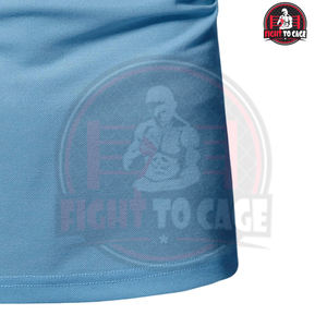 Chemise en coton tissé respirant bleu ciel, style unique fait main, qualité supérieure, col à revers, collection été - Product Image 4